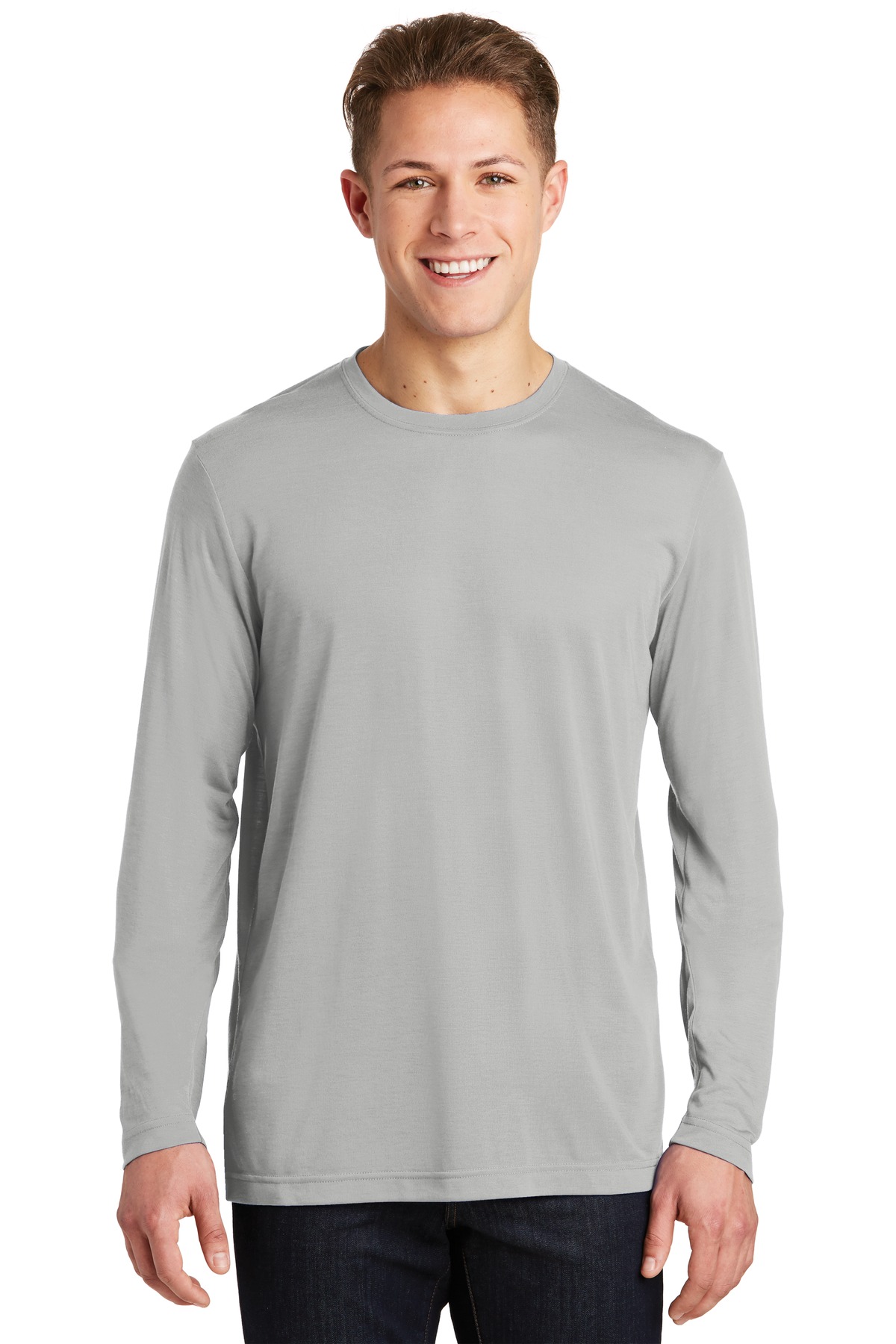 Sport-Tek Long Sleeve PosiCharge Competitor Cotton Touch Tee. ST450LS