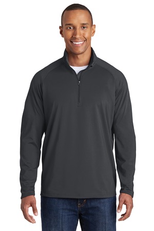 Sport-Tek Sport-Wick Stretch Half-Zip Pullover. ST850