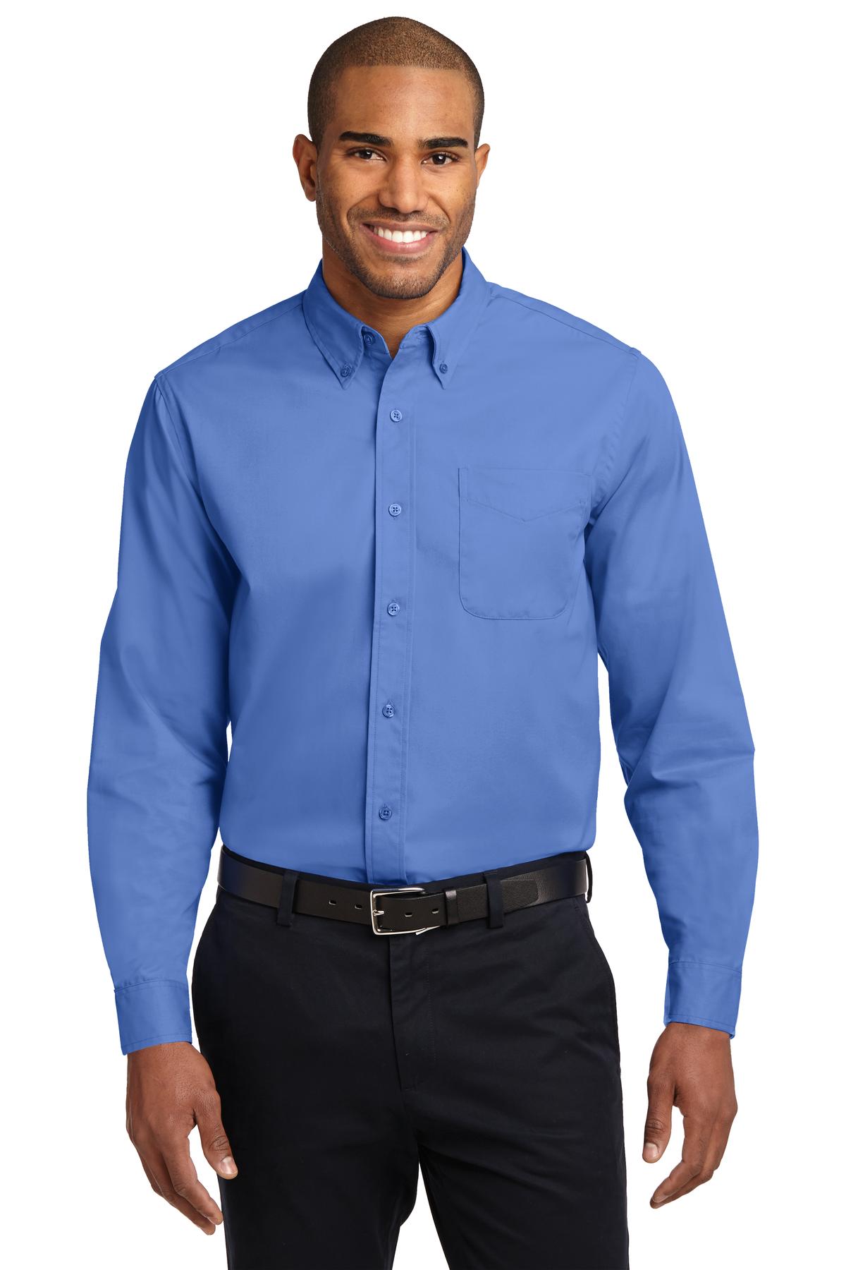 Port Authority Tall Long Sleeve Easy Care Shirt.  TLS608