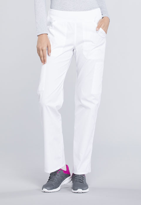 WW Professionals Mid Rise Straight Leg Pull-on Cargo Pant - WW170