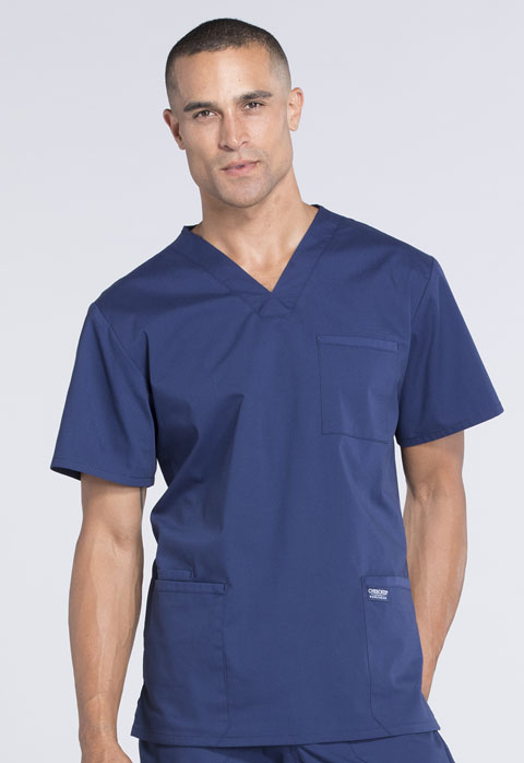 Cherokee Workwear Professional Men's V-Neck Scrub Top WW695