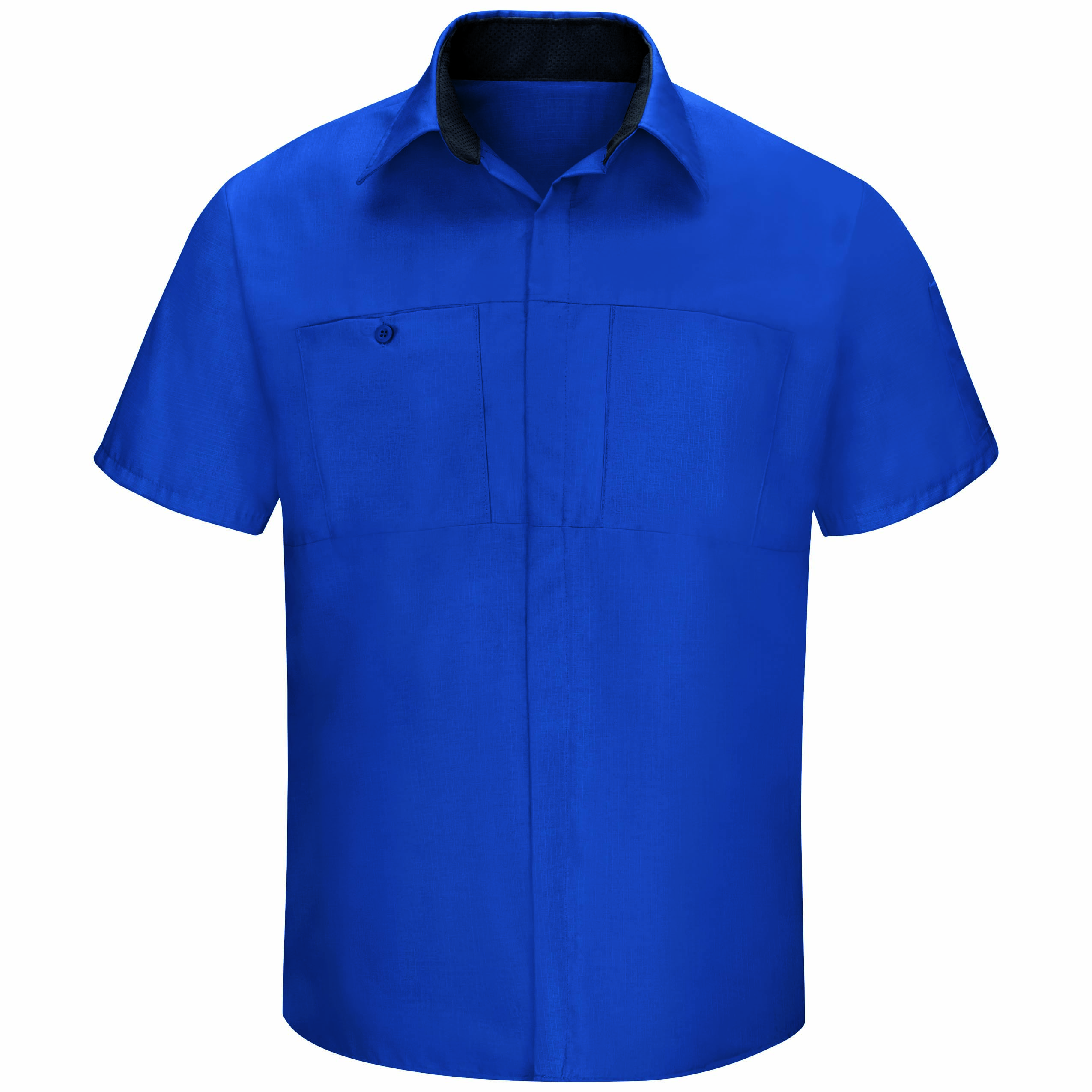 Men's Short Sleeve Performance Plus Shop Shirt With Oilblok Technology SY42RB