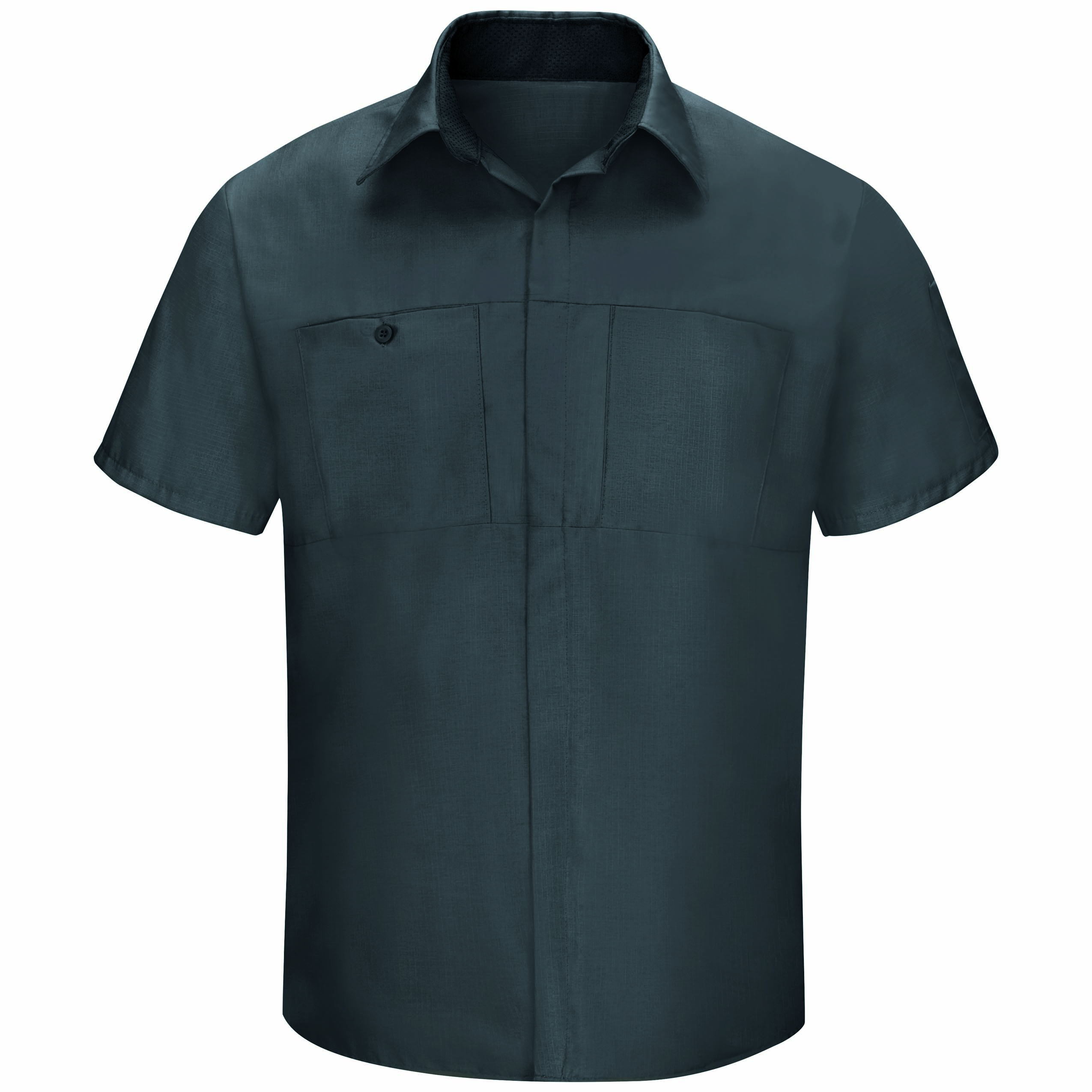 Men's Short Sleeve Performance Plus Shop Shirt With Oilblok Technology SY42CB
