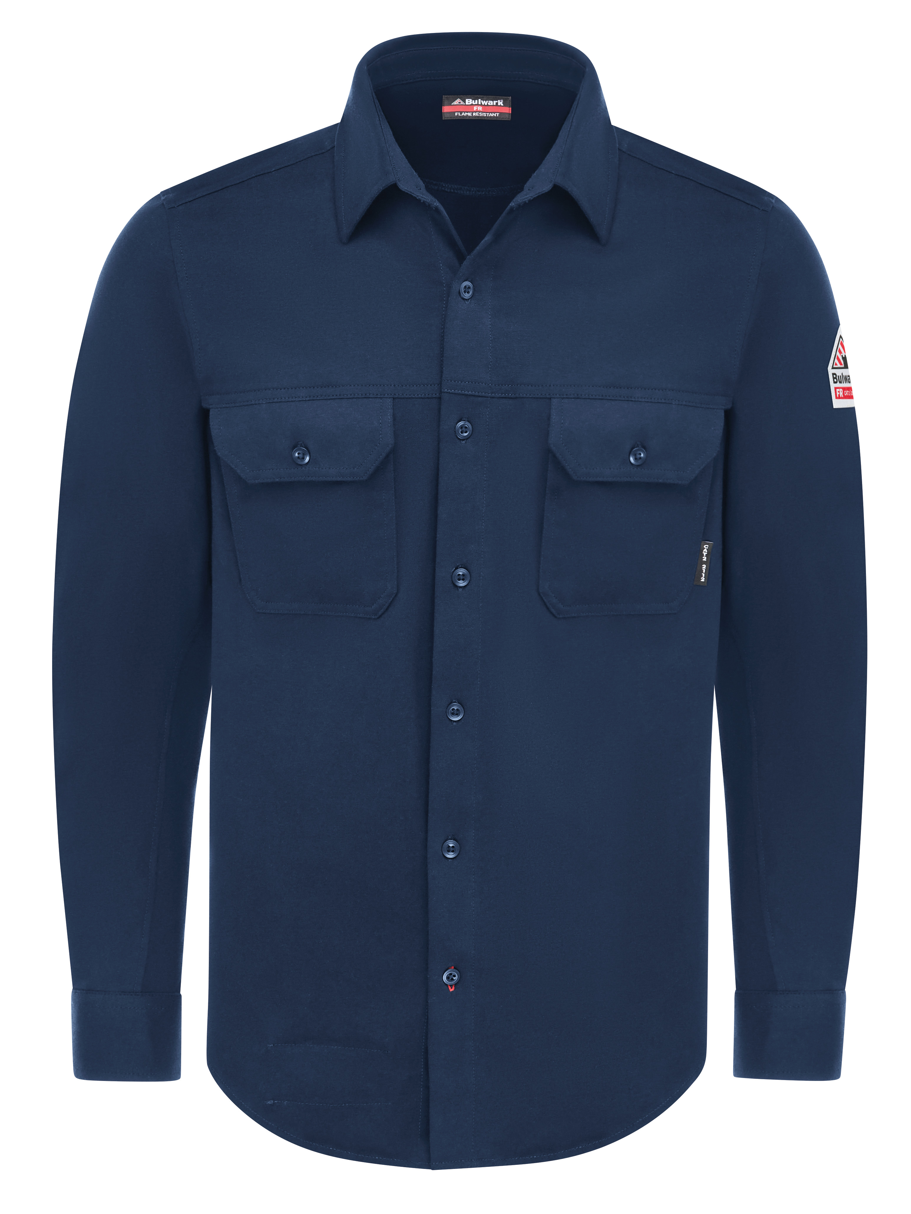 Bulwark® Bulwark FR Flex Knit Button Down Shirt - STG4NV